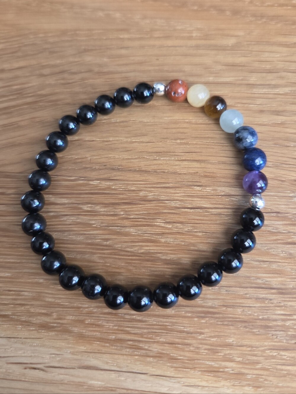 Chakra Beaded Stretch Bracelet | Handmade